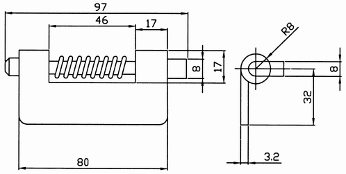 NO117-5   62#B3.2MM)