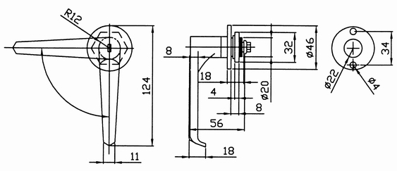 NO6-3 A-2055KEY